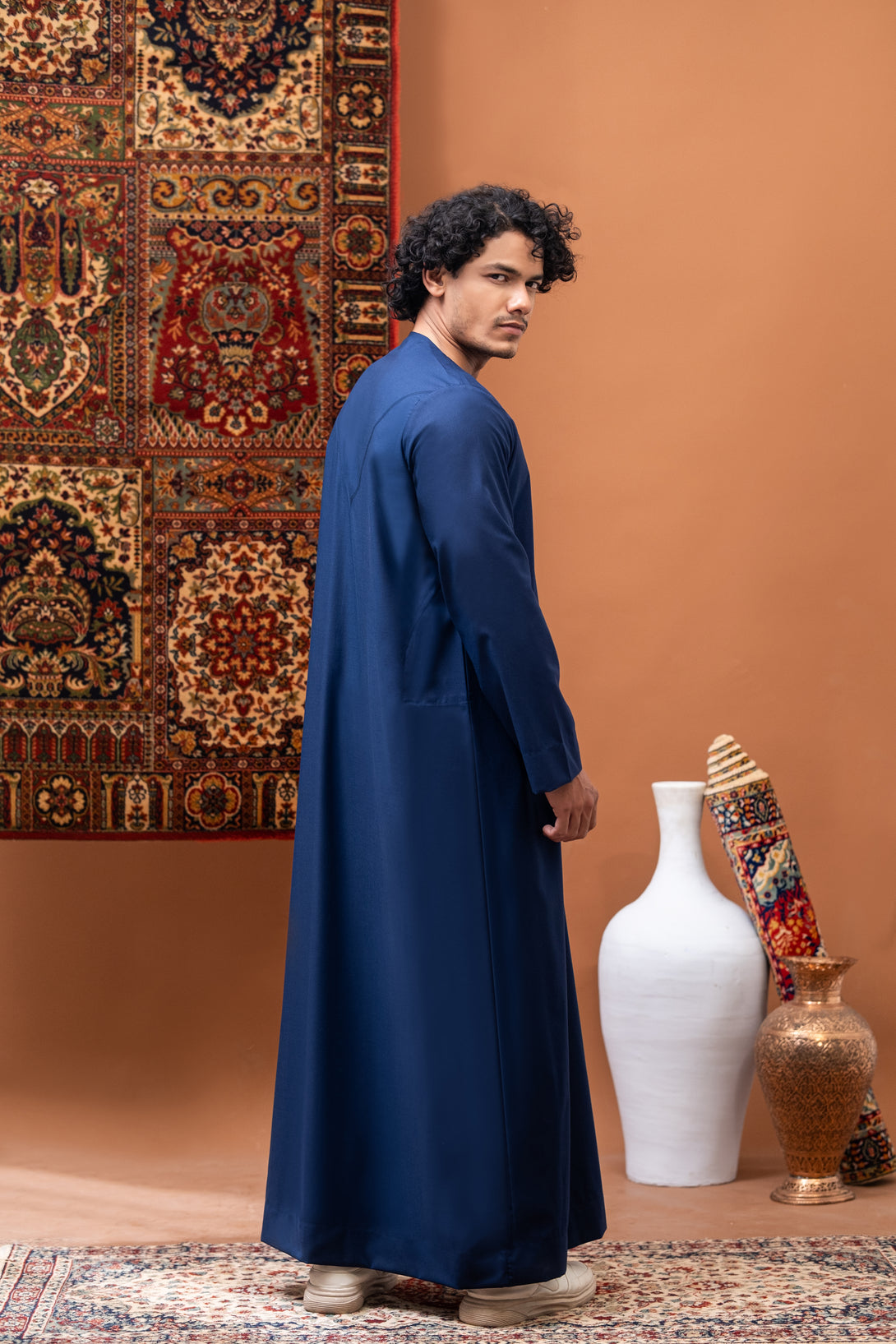 Premium Blue Emirati Thobe