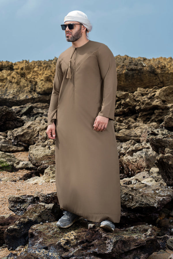 كندورة قهوة عمانية 